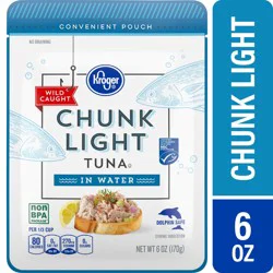Kroger Wild Caught Chunk Light Tuna In Water