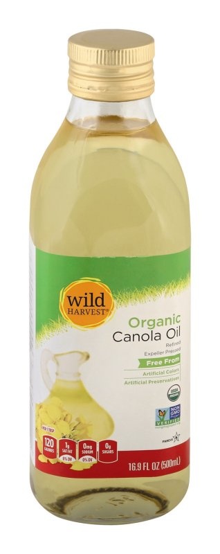 slide 1 of 1, Wild Harvest Organic Canola Oil, 16.9 fl oz