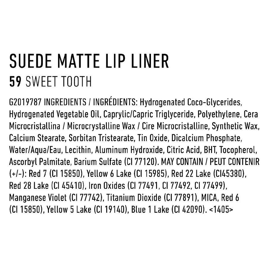 slide 2 of 4, NYX Professional Makeup Suede Matte Lip Liner, Sweet Tooth, 0.035 oz