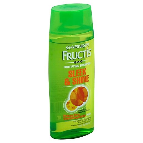 slide 1 of 1, Garnier Sleek & Shine Shampoo, 3 oz