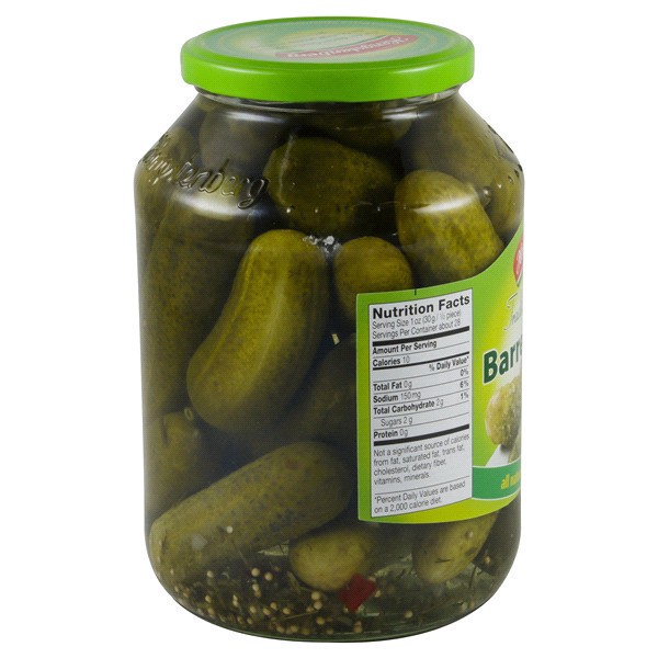 slide 9 of 13, Hengstenberg Traditional German Barrel Pickles, 57.5 oz