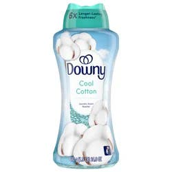 Downy Cool Cotton In-Wash Laundry Scent Booster Beads, 24 oz, laundry scent beads, Long-lasting Freshness
