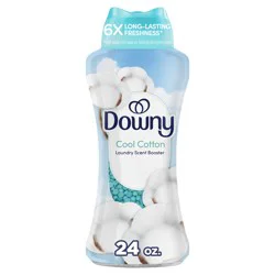 Downy Cool Cotton In-Wash Laundry Scent Booster Beads, 24 oz, laundry scent beads, Long-lasting Freshness