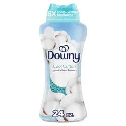Downy Cool Cotton In-Wash Laundry Scent Booster Beads, 24 oz, laundry scent beads, Long-lasting Freshness