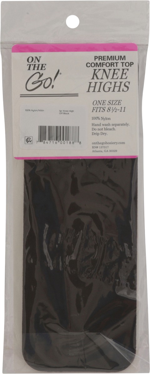 slide 8 of 11, On the Go Premium Comfort Top Knee High One Size 1 ea, 1 ct