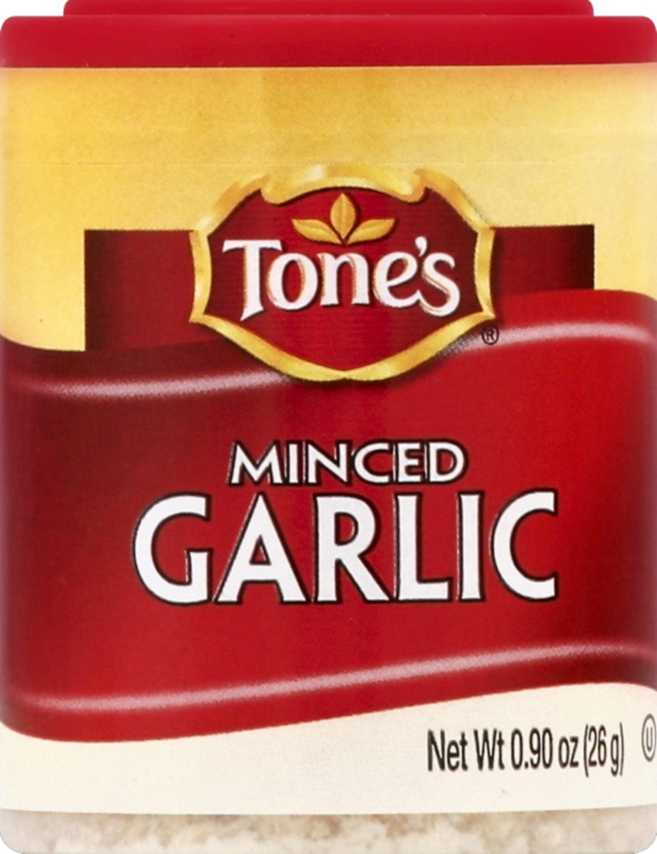 slide 2 of 2, Tone's Garlic, Minced-Tones, 0.9 oz