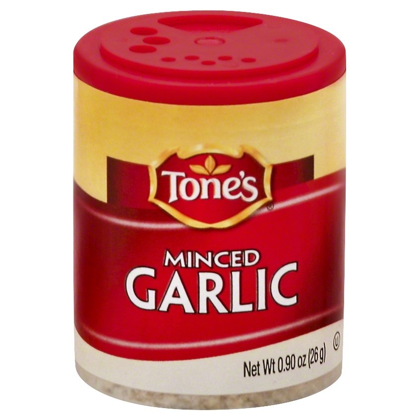 slide 1 of 2, Tone's Garlic, Minced-Tones, 0.9 oz