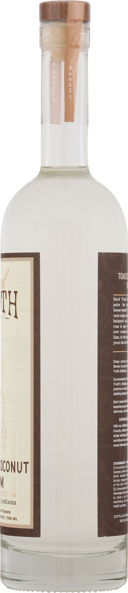 slide 5 of 9, Hard Truth Distilling Co. Toasted Coconut Rum 750 ml, 750 ml