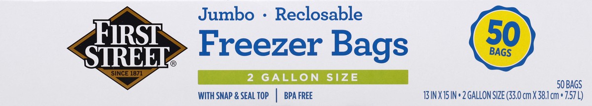 slide 5 of 6, First Street Jumbo, 50 ct