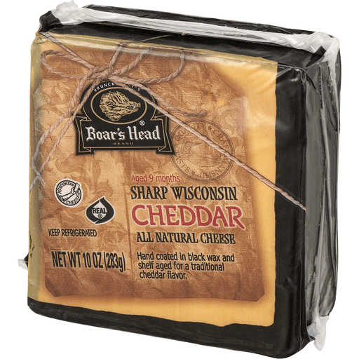 slide 3 of 9, Boar's Head Cheese, Wisconsin, Sharp Cheddar, per lb