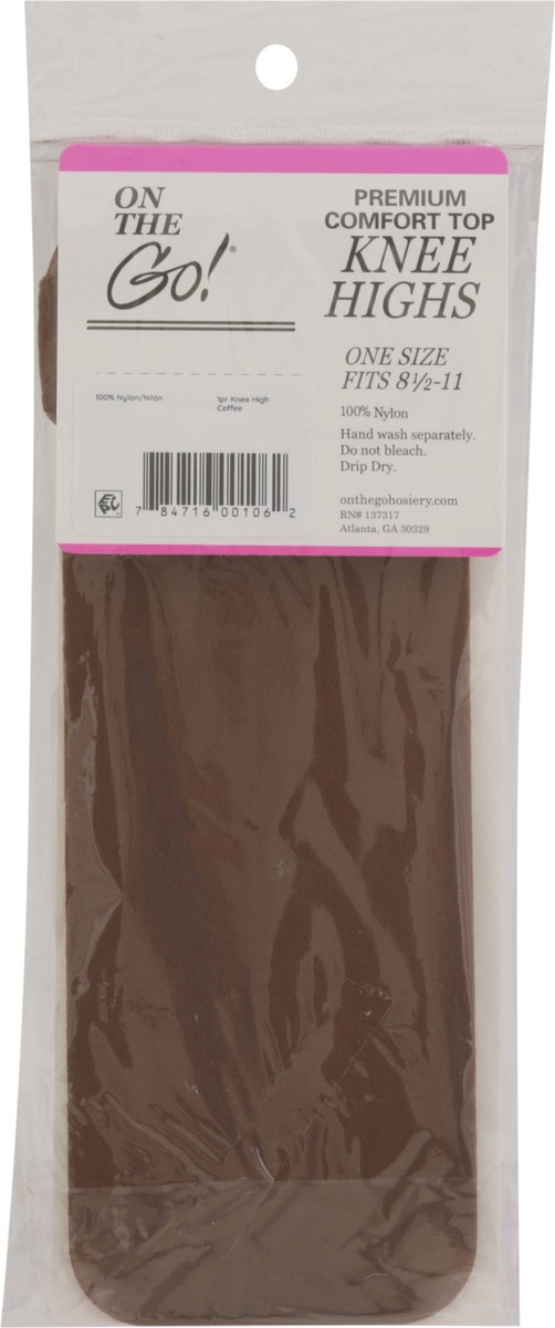 slide 6 of 11, Knee High Coffee 1 Count, 1 ct