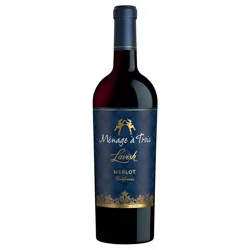 Menage A Trois Lavish California Merlot 750 ml Bottle