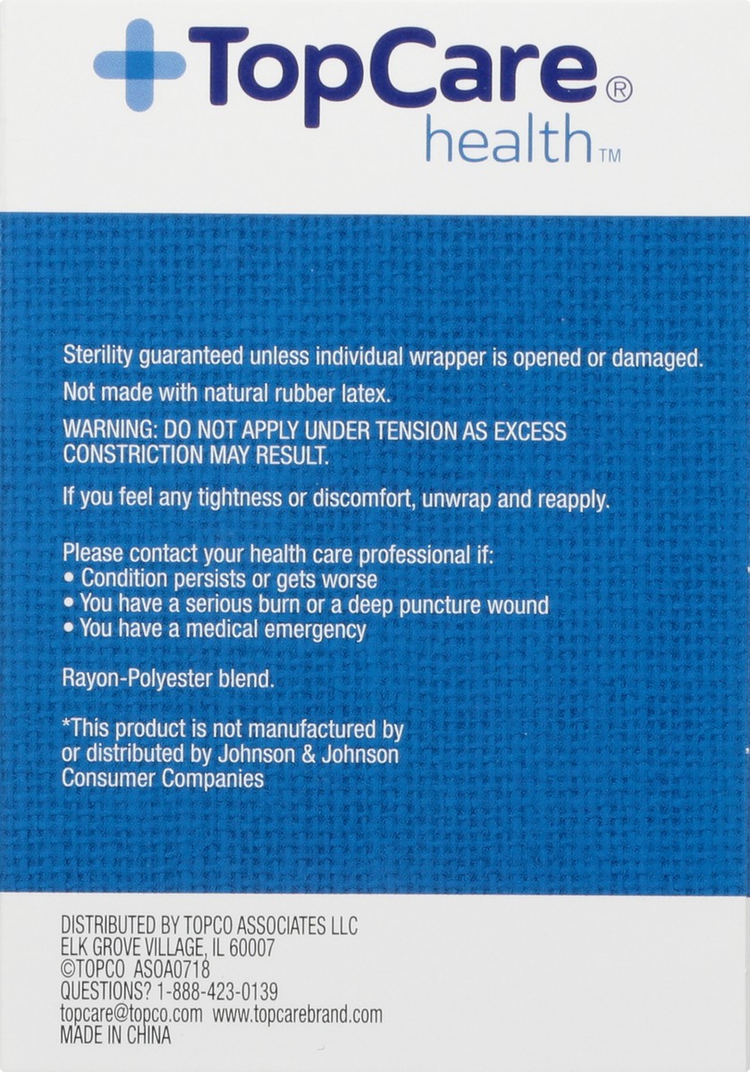 slide 4 of 11, Topcare Health Sterile Rolled Gauze 5 5 ea Box, 5 ct