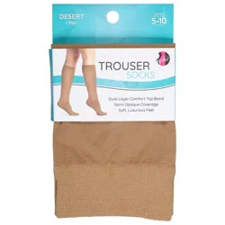 Trouser Sock Opaque Desert 1 Count