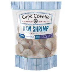 Cape Covelle Seafood Market Raw Shrimp Super Colossal 16 oz