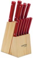 slide 1 of 1, Skandia Genesis 13-Piece Cutlery Set - Red, 13 ct