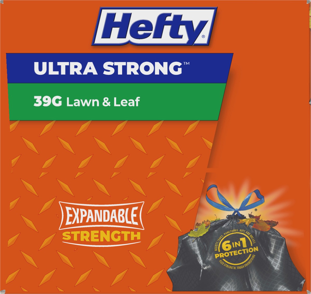 slide 11 of 14, Hefty Ultra Strong 39 Gallon Drawstring Trash Bags 16 ea, 16 ct