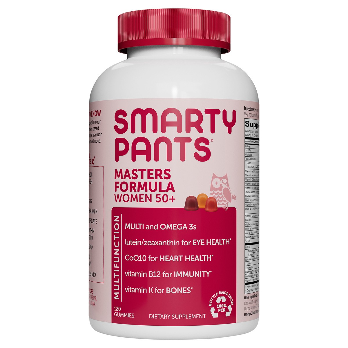 slide 1 of 8, SmartyPants Masters Women's 50+ Formula, 120 ct., 120 ct