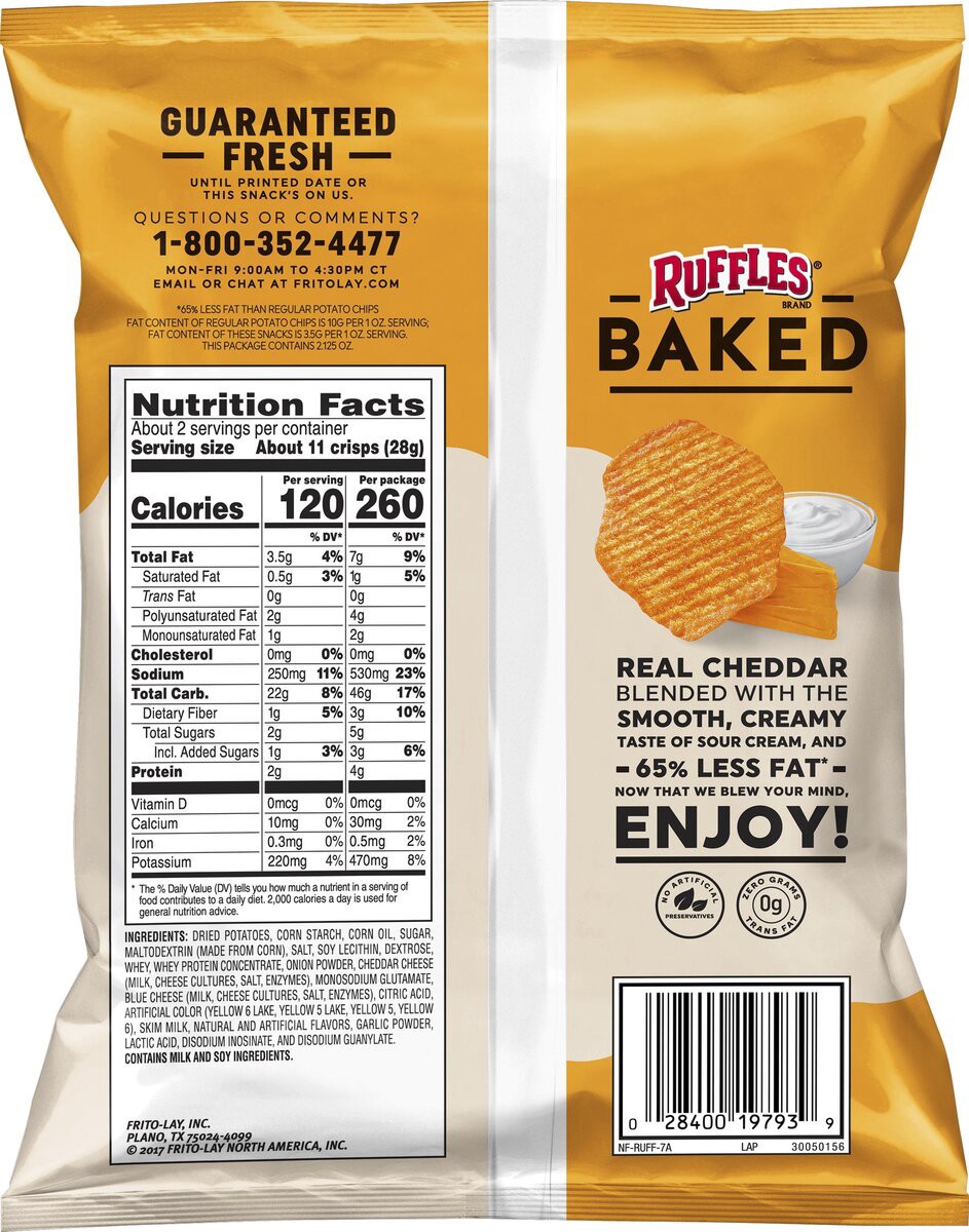 slide 7 of 7, Ruffles Potato Chips, 2.12 oz