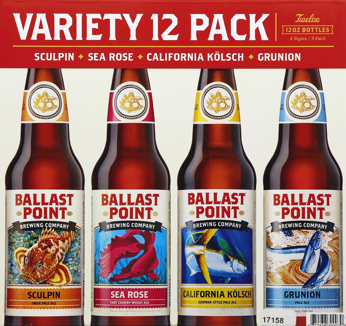 slide 1 of 5, Ballast Variety, 12 ct; 12 fl oz