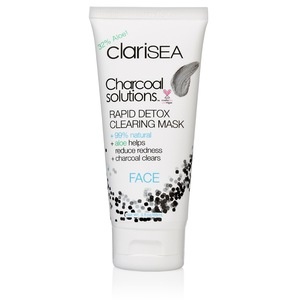 slide 1 of 1, clariSEA Charcoal Solutions, Rapid Detox Clearing Mask, 3 oz