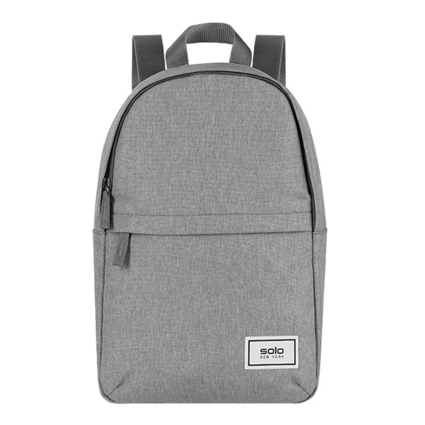 slide 1 of 1, Solo New York Revive Mini Recycled Backpack, 51% Recycled, Gray, 1 ct