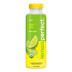 Lemon Perfect Lemon Water, Zero Sugar, Lime, Organic