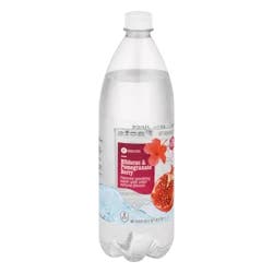 SE Grocers Flavored Sparkling Water Hibiscus & Pomegranate Berry