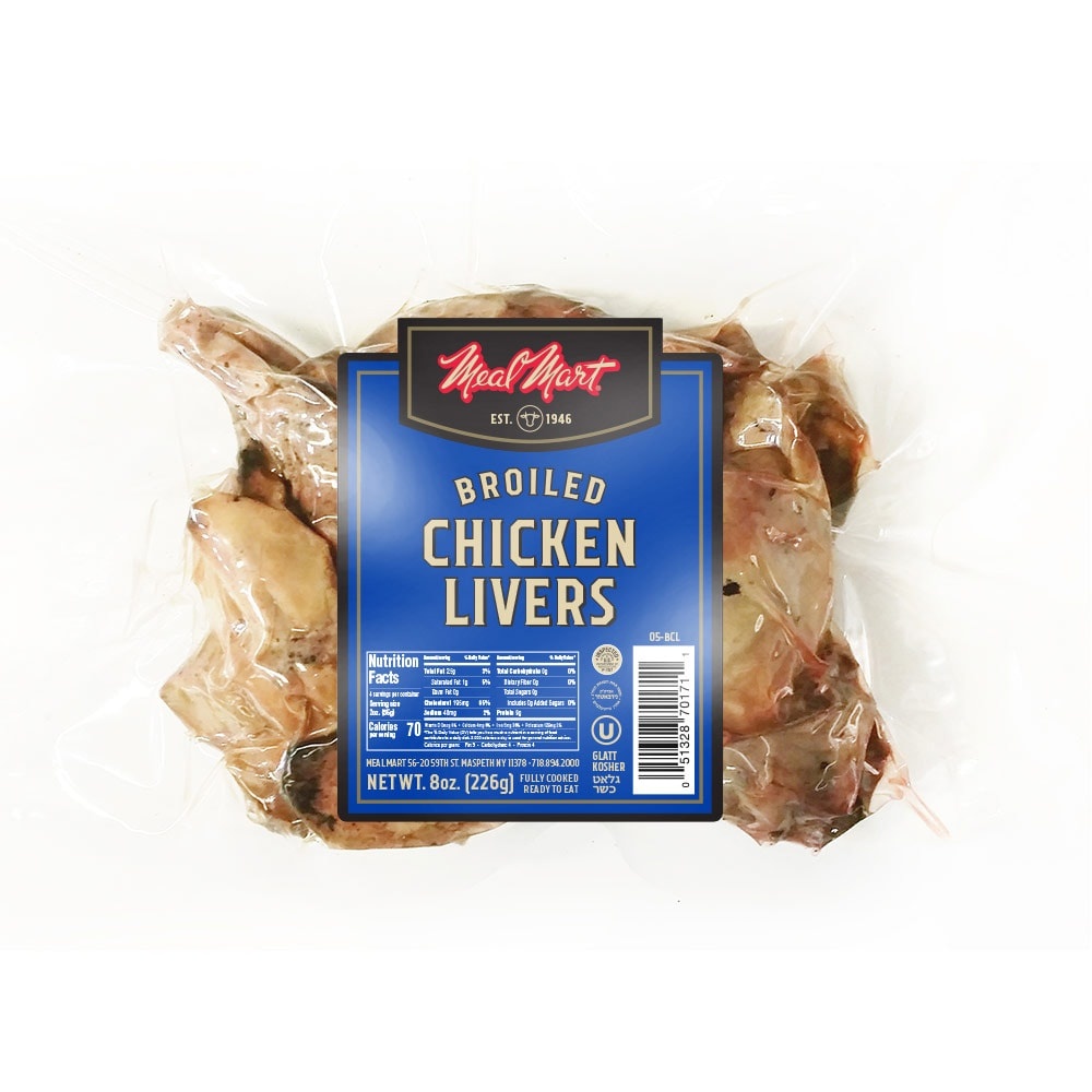 slide 1 of 1, Meal Mart Chicken Liver Broil, 8 oz