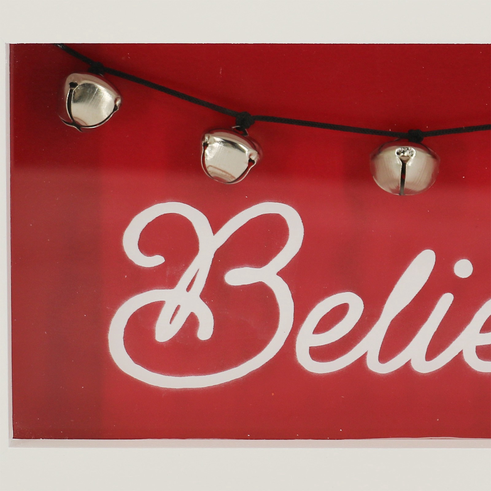 slide 4 of 4, 9" Red & White Believe Bells Tabletop Decor By Ashland, 9 in