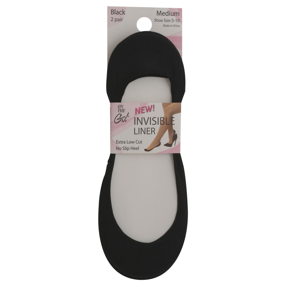 slide 11 of 11, Invisible Liner Black 2 Pack, 2 ct