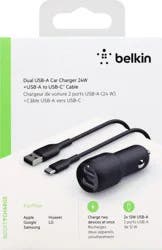 Belkin Dual USB-A 24 Watts Car Charger
