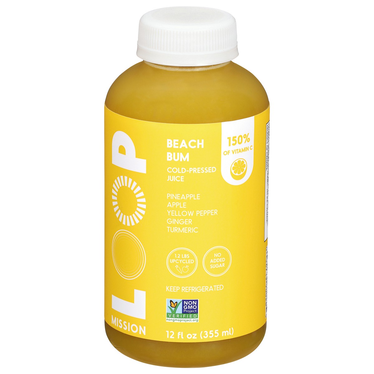 slide 7 of 13, Loop Mission Cold-Pressed Beach Bum Juice 12 fl oz, 12 fl oz