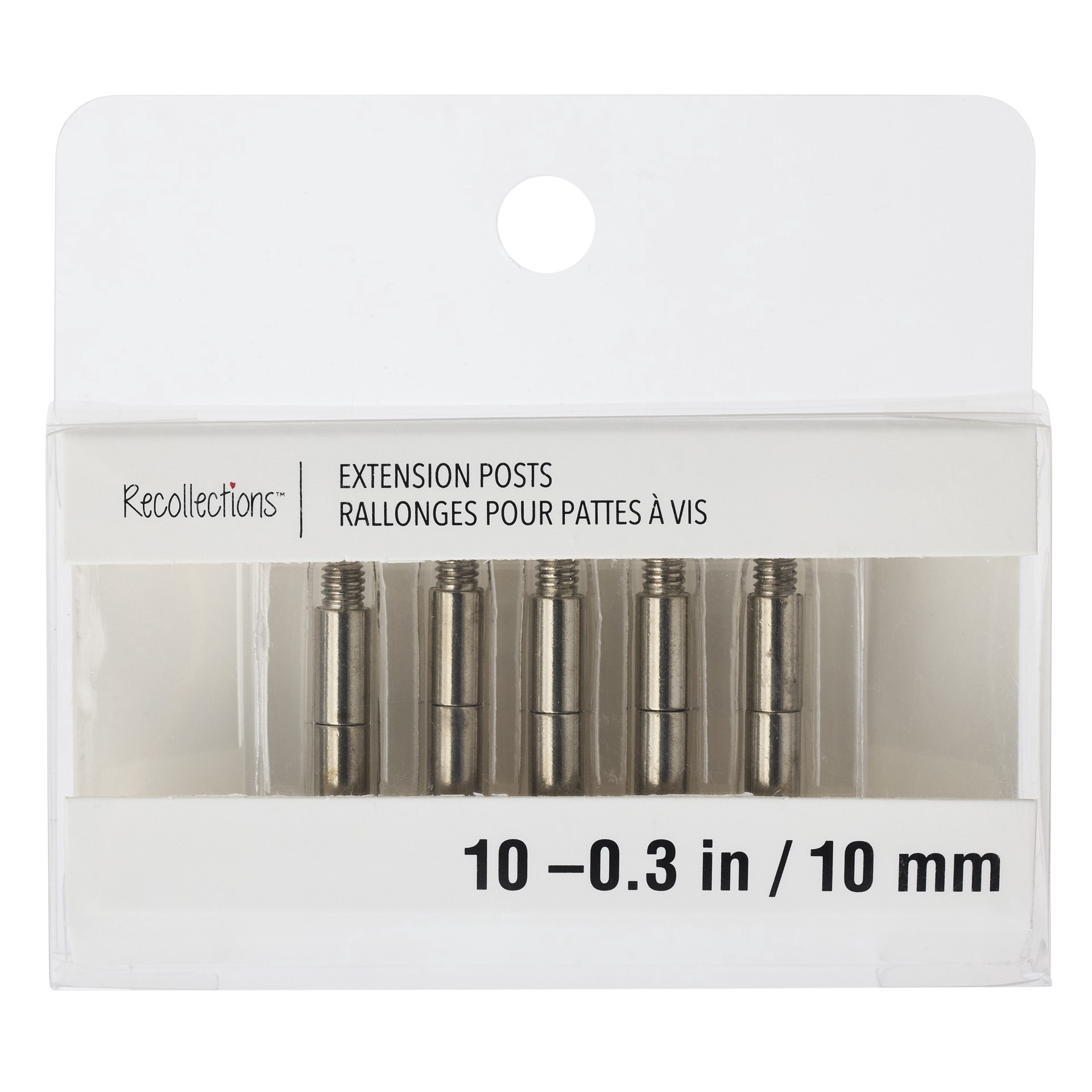 slide 2 of 3, Extension Posts By Recollections, 0.3 in