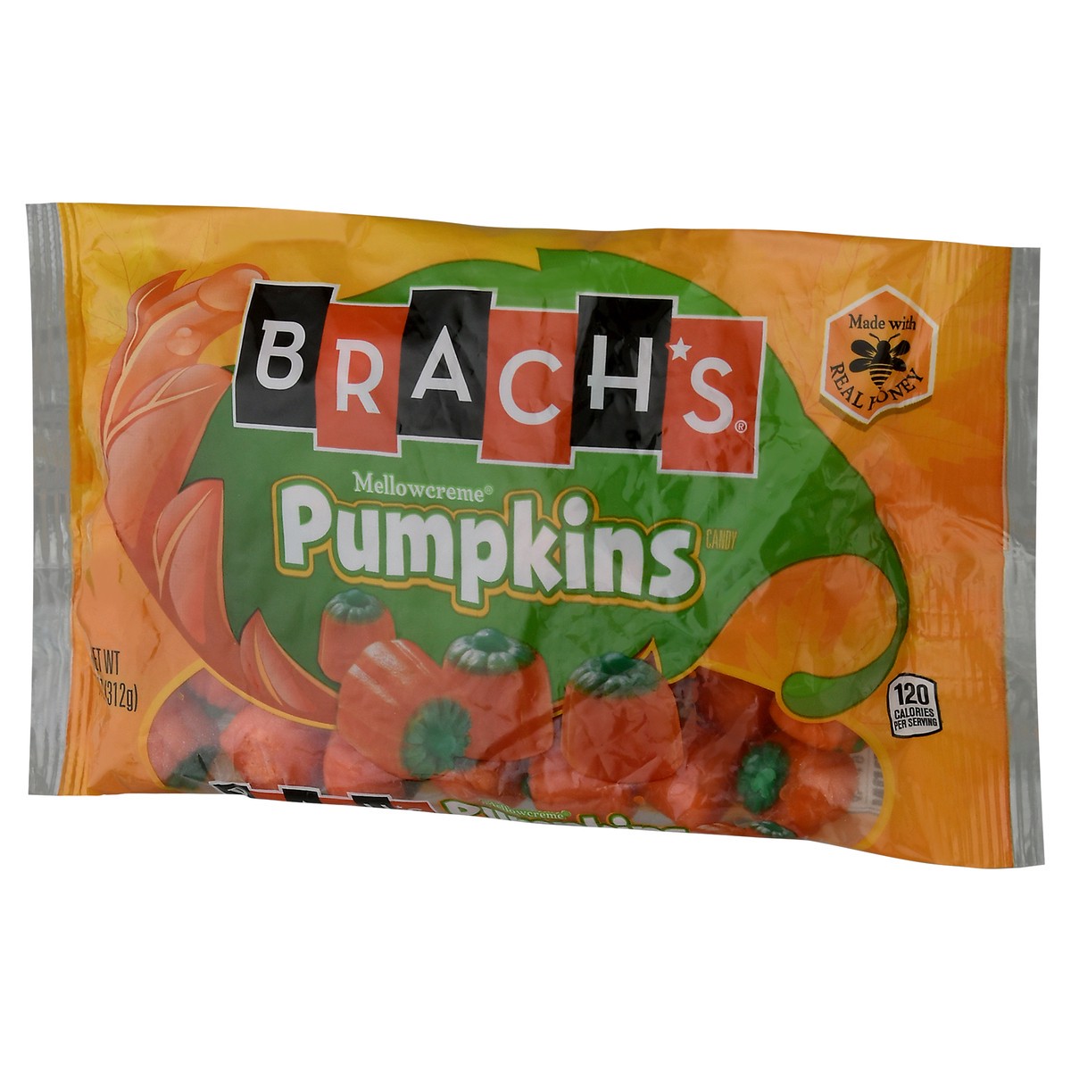 slide 3 of 11, Brach's Real Honey Mellowcreme Pumpkin Candy, 11 oz