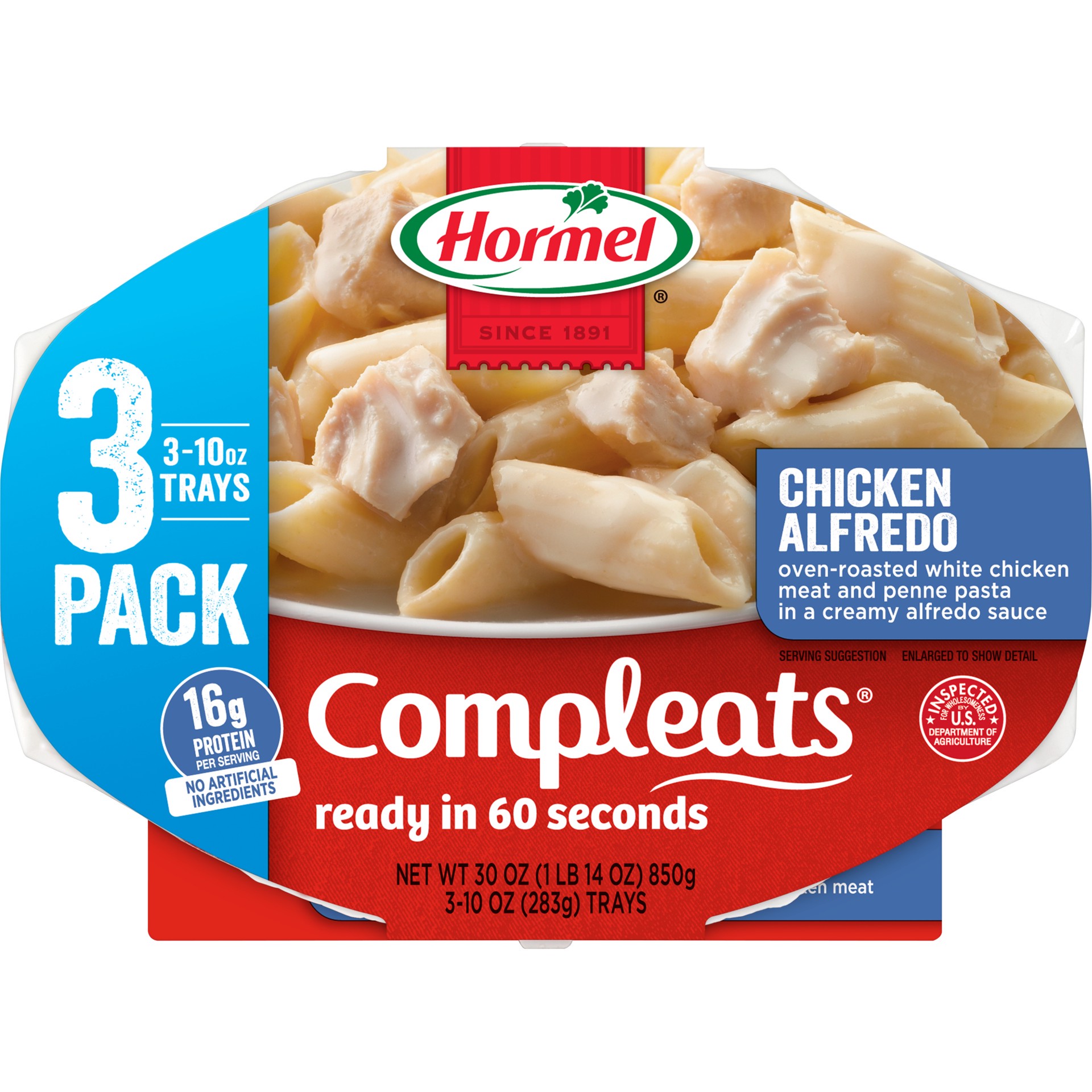 slide 1 of 6, Hormel Chicken Alfredo 3 ea, 3 ct