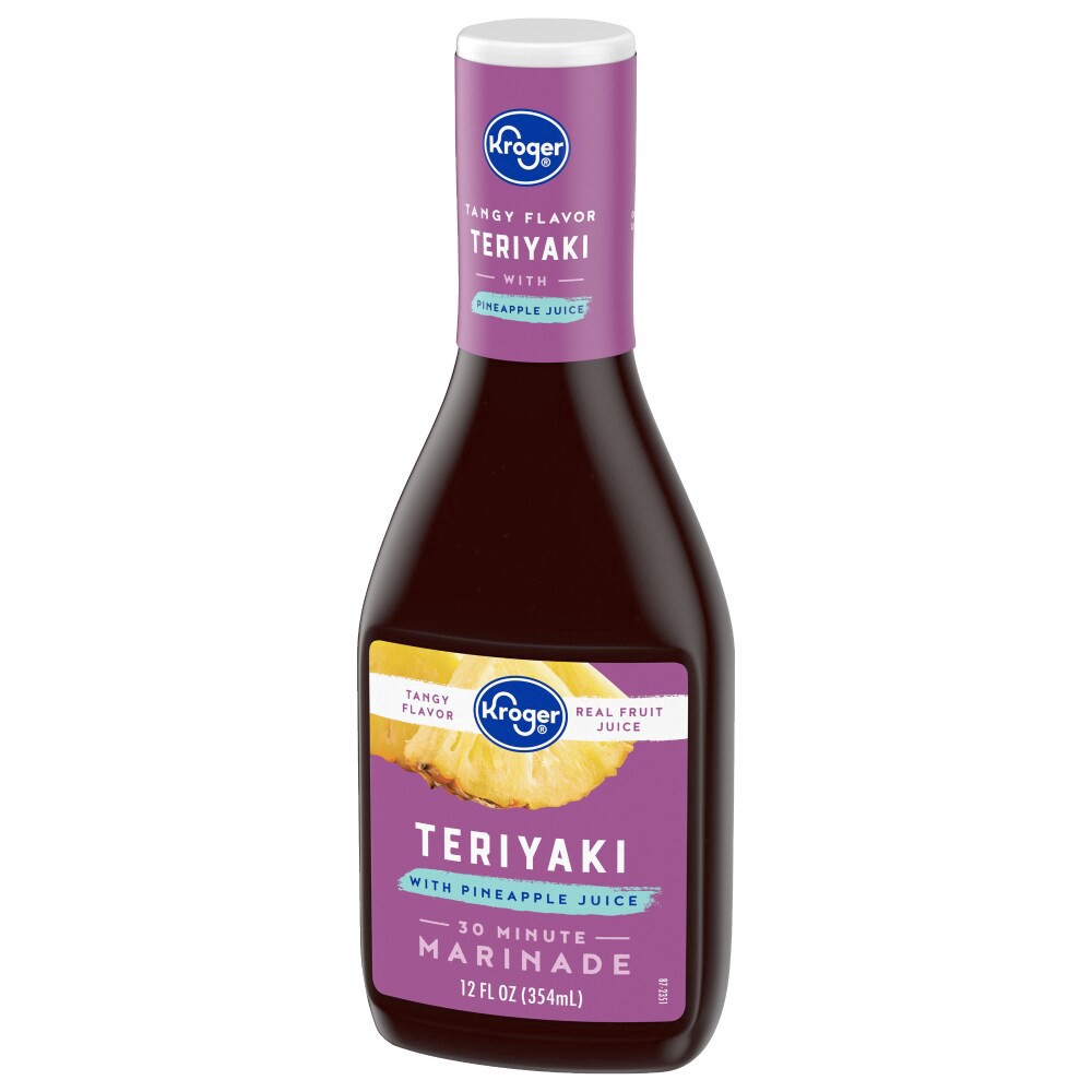 slide 3 of 4, Kroger Teriyaki Marinade With Pineapple Juice - 12 fl oz, 12 fl oz