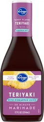 Kroger Teriyaki Marinade With Pineapple Juice - 12 fl oz