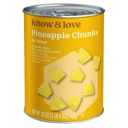 Know & Love Pineapple Chunks 20 Ounces