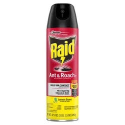 Raid Ant and Roach Killer Aerosol Insecticide - Lemon Scent, 17.5oz