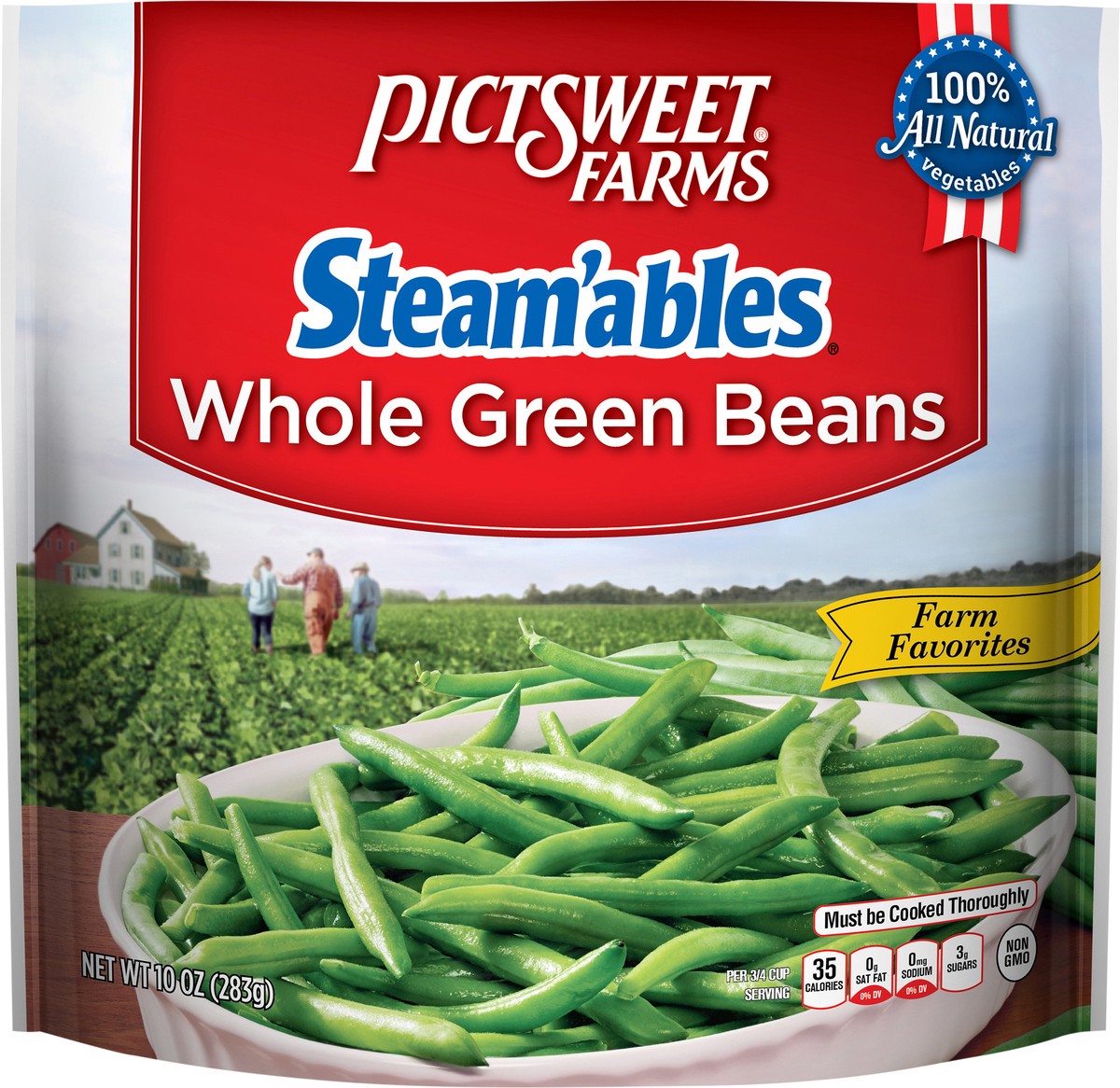 slide 7 of 7, PictSweet Green Beans, 10 oz