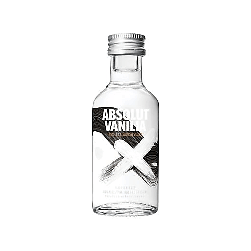 slide 1 of 1, Absolut Vanilia Vodka, 50 ml