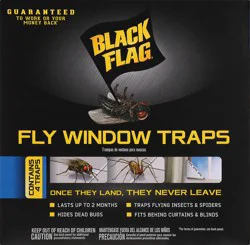Black Flag Fly Window Traps 4 ea