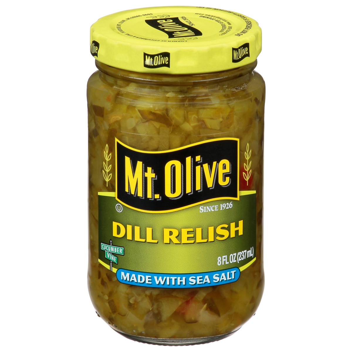 slide 1 of 7, Mt. Olive Dill Relish With Sea Salt, 