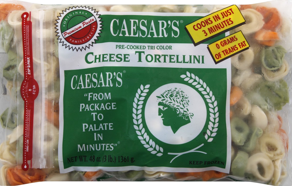 slide 3 of 5, Caesar's Tri Tortellini, 48 oz