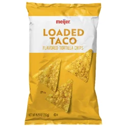 Meijer Loaded Taco Tortilla Chips, 9.75oz