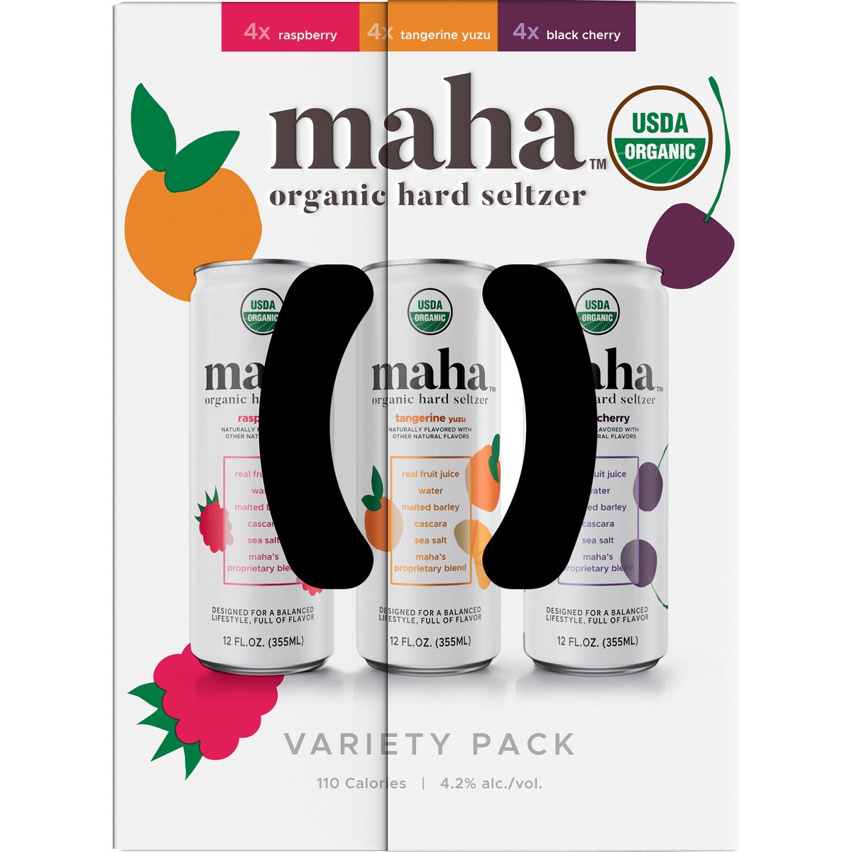 slide 2 of 7, Golden Road Maha Seltzer Maha Organic Hard Seltzer Variety Pack, 12 ct; 12 fl oz