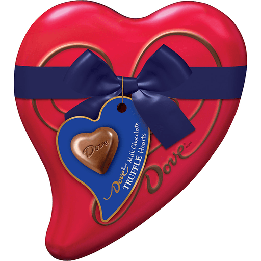 slide 1 of 1, Dove Valentine's Milk Chocolate Heart Gift Box, 3.7 oz