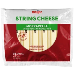 Meijer Mozzarella String Cheese