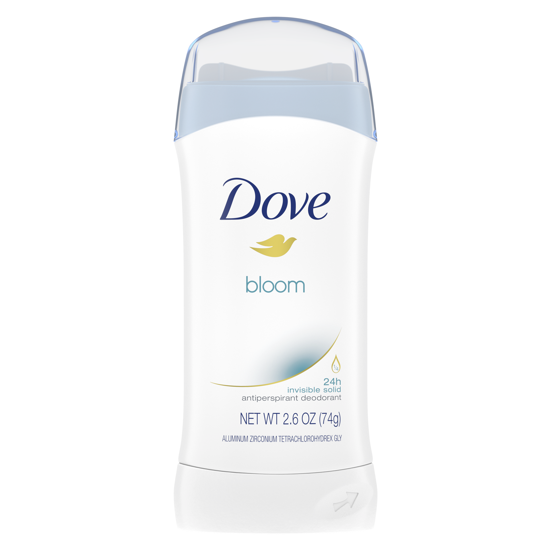 slide 4 of 4, Dove Antiperspirant Deodorant Bloom, 2.6 oz, 2.6 oz